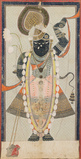 Pichwai of Shrinathji Depicting the Morning Shringar -   - Winter Online Auction