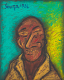 Portrait of a Human - F N Souza - Spring Live Auction