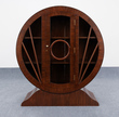 Art Deco Drum-Form Display Cabinet - The Design Sale