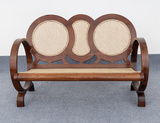 Art Deco Triad Porch Settee -    - The Design Sale