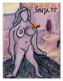 Untitled (Lady at Toilette)-F N Souza-Summer Online Auction (Jun 11-14, 2026)