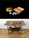 Artist’s Desk, Cigar Box and Chess Set-F N Souza's Studio-Summer Online Auction (Jun 11-14, 2026)