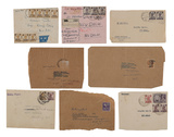 ROUTES TO GANDHI IN INDIA: Domestic, Imperial and International Covers Addressed to Gandhi, Sevagram, New Delhi and the Hingorani Circle -   - GANDHI: From the Collection of Anand T Hingorani - Letters, Philately, Manuscripts and Artefacts