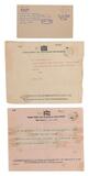 Gandhi’s Telegram Announcing Amtul Salaam’s Arrival in Karachi -   - GANDHI: From the Collection of Anand T Hingorani - Letters, Philately, Manuscripts and Artefacts
