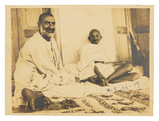 Signed Photograph of Mahatma Gandhi and Abdul Ghaffar Khan with Provenance Letter and Associated Publication - Kanu Gandhi - GANDHI: From the Collection of Anand T Hingorani - Letters, Philately, Manuscripts and Artefacts