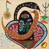 Shivling and the Serpent (Baiga) - Jodhaiya Bai Baiga - Autumn Auction | Live | New Delhi