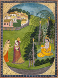 Krishna awaits Radha -   - Autumn Auction | Online