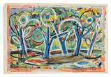 Trees in Moonlight - F N Souza - Autumn Auction | Live | New Delhi