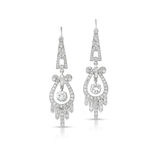 A PAIR OF DIAMOND EARRINGS -    - Fine Jewels and Silver