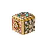 AN EXQUISITE PERIOD GEMSET BOX -   - Fine Jewels and Silver