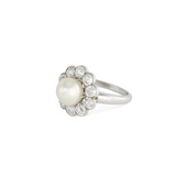 PEARL AND DIAMOND RING -   - Fine Jewels and Silver