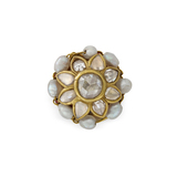 PERIOD PEARL AND DIAMOND ‘BORLA‘ OR HEAD ORNAMENT -    - Fine Jewels and Silver