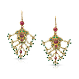 A PAIR OF GEMSET ‘FISH‘ EARRINGS -    - Fine Jewels and Silver
