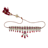 SPINEL, TOURMALINE, PEARL AND DIAMOND NECKLACE -    - Fine Jewels and Silver