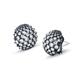 A PAIR OF SAPPHIRE AND DIAMOND EARRINGS -    - Fine Jewels and Silver