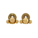 PAIR OF GOLD ‘MUDICHU‘ EARRINGS -   - Fine Jewels and Silver