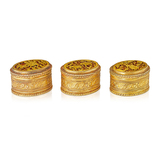SET OF THREE ‘THEWA‘ BOXES -   - Fine Jewels and Silver