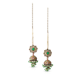 PAIR OF PERIOD GEMSET ‘JHUMKIS‘ OR EARRINGS -    - Fine Jewels and Silver
