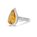 YELLOW SAPPHIRE AND DIAMOND RING -   - Fine Jewels and Silver