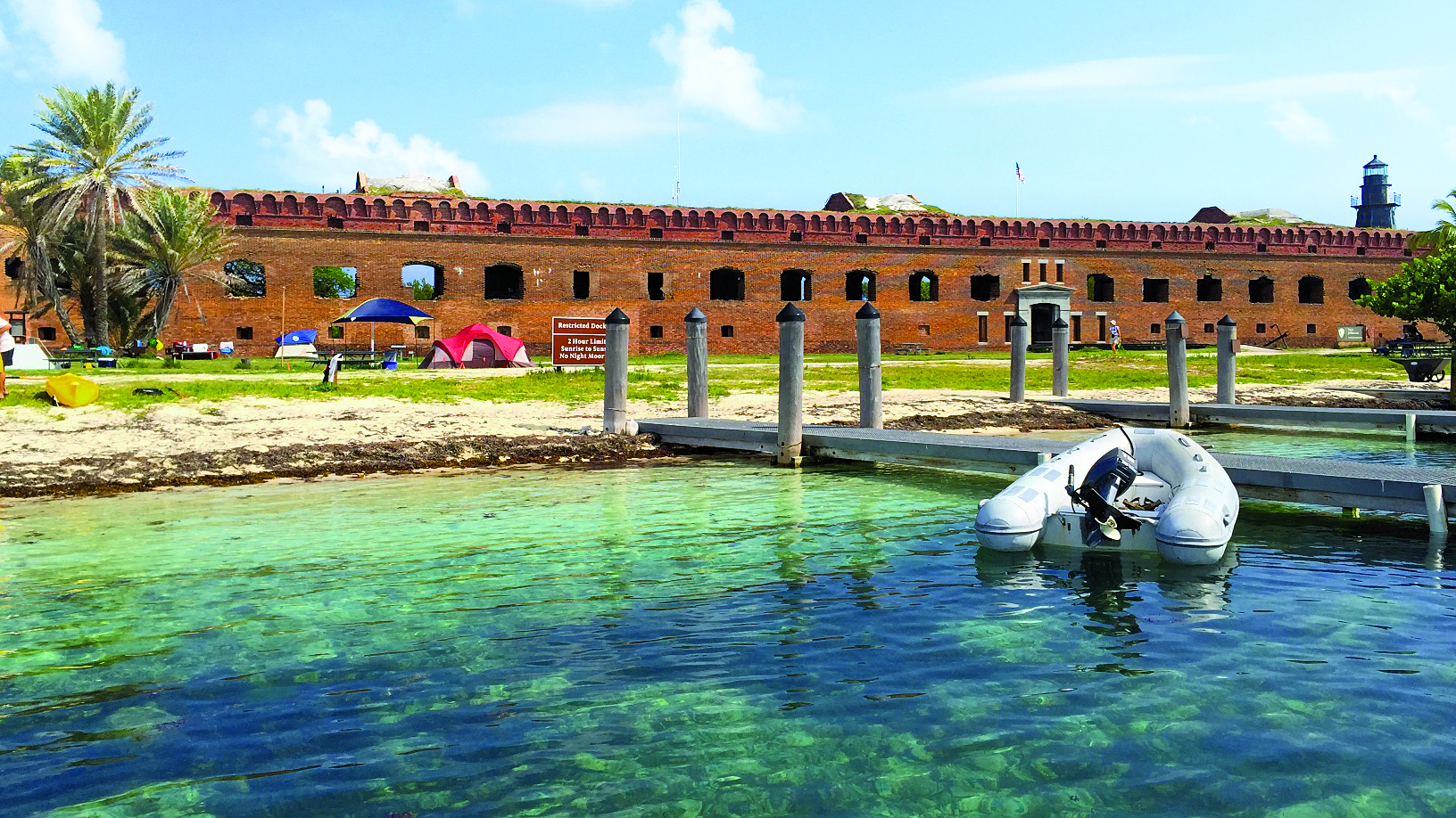 Dinghy Dock at Fort Jefferson, Dry Tortugas National Park
