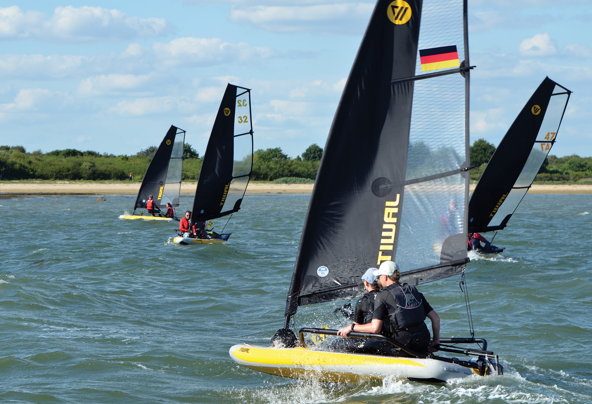 This year’s Tiwal Cup included by single and doublehanded classes. Photo courtesy of Tiwal