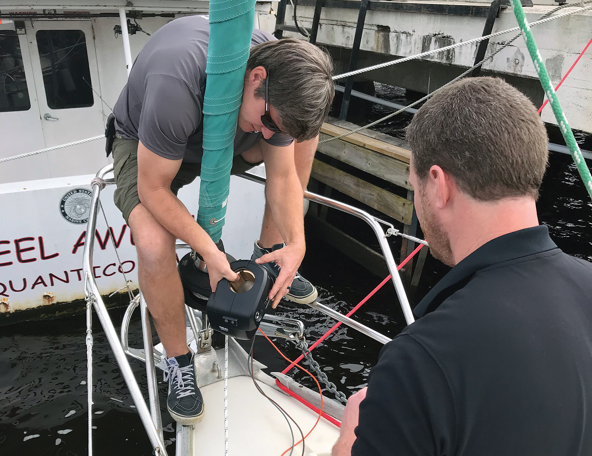 furlex2 “Now how does this work….” The Selden team gets to grips with the project