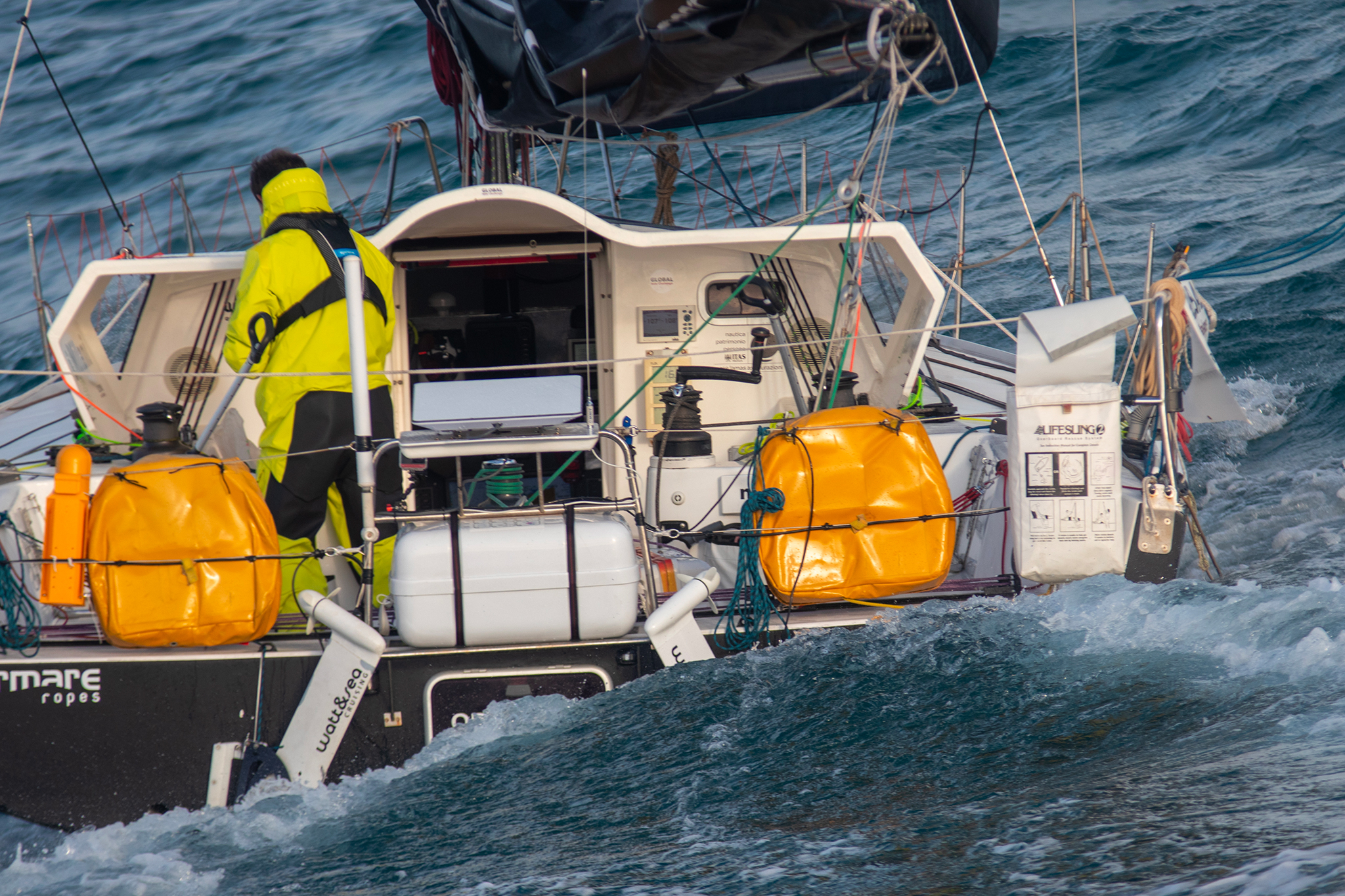 Riccardo Tosetto aboard Class40 Obportus -©GSC-Pep-Portas-7771