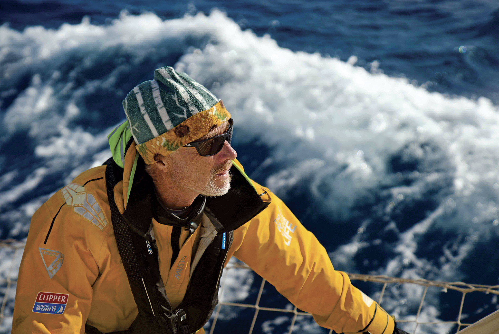 Steve Titus sailed two legs, from Cape Town through the Roaring Forties to Fremantle, and then through the Tasman Sea.