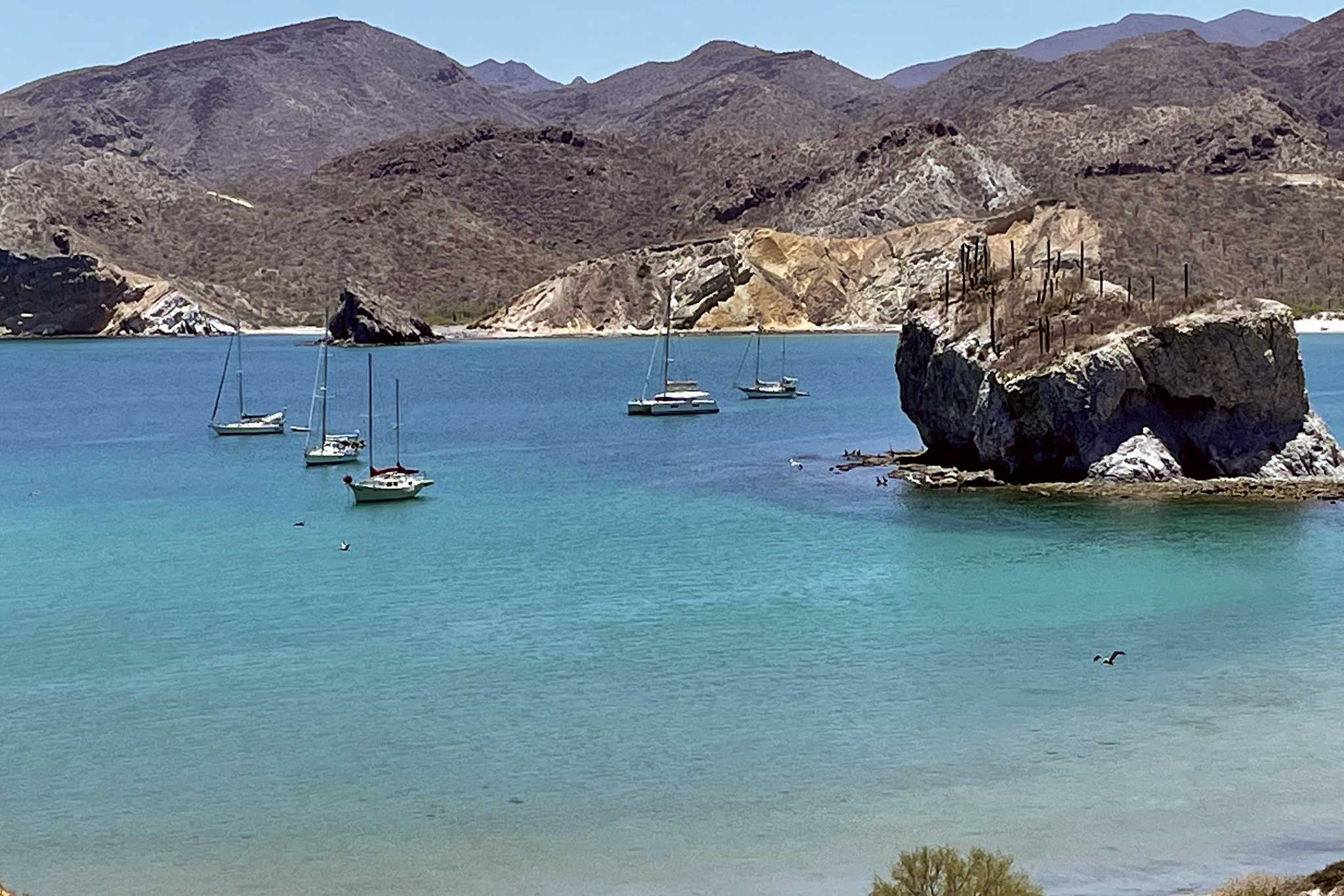00-LEAD-Mexico Boats mingle in the blue waters of Mexico. Photo by Zuzana Prochazka