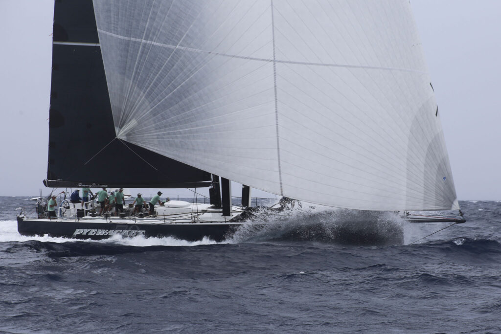 The racing yacht pyewacket