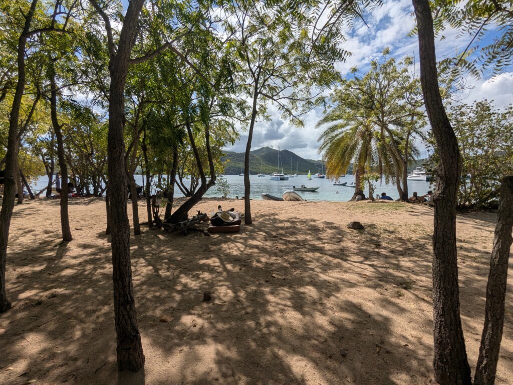 Antigua beach on Falmouth Harbor