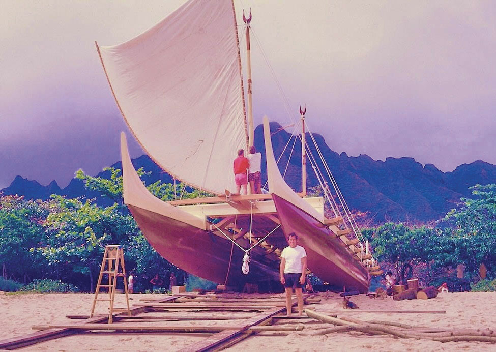 The voyaging canoe Hokulea