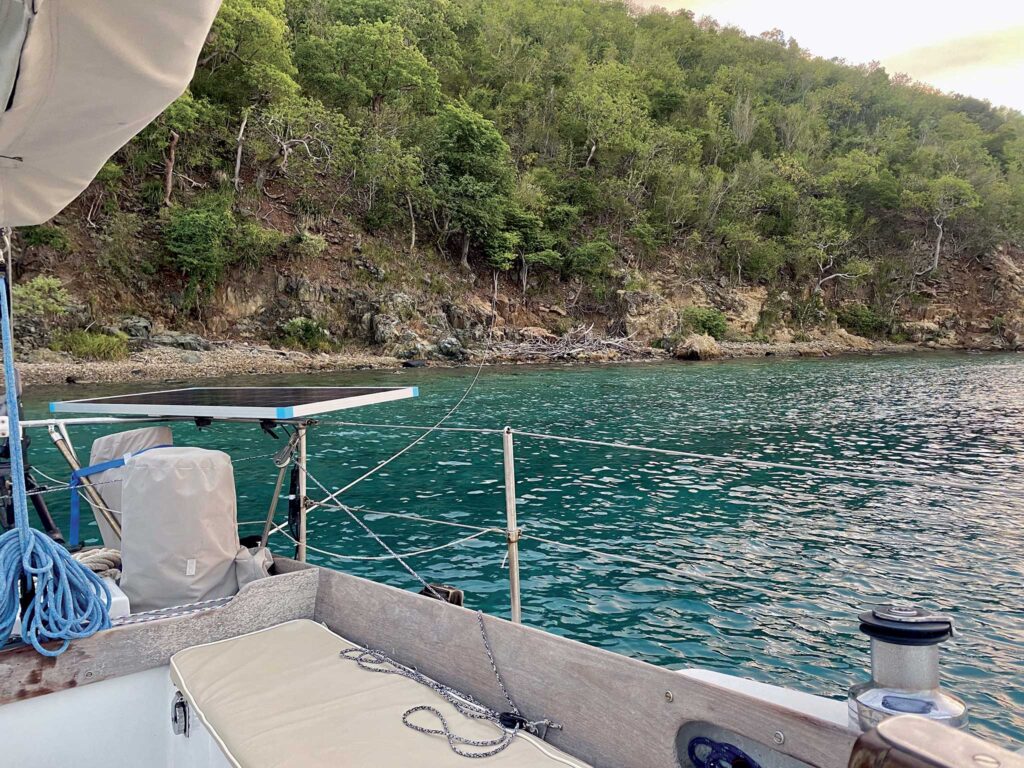 Ashore at Peter Island