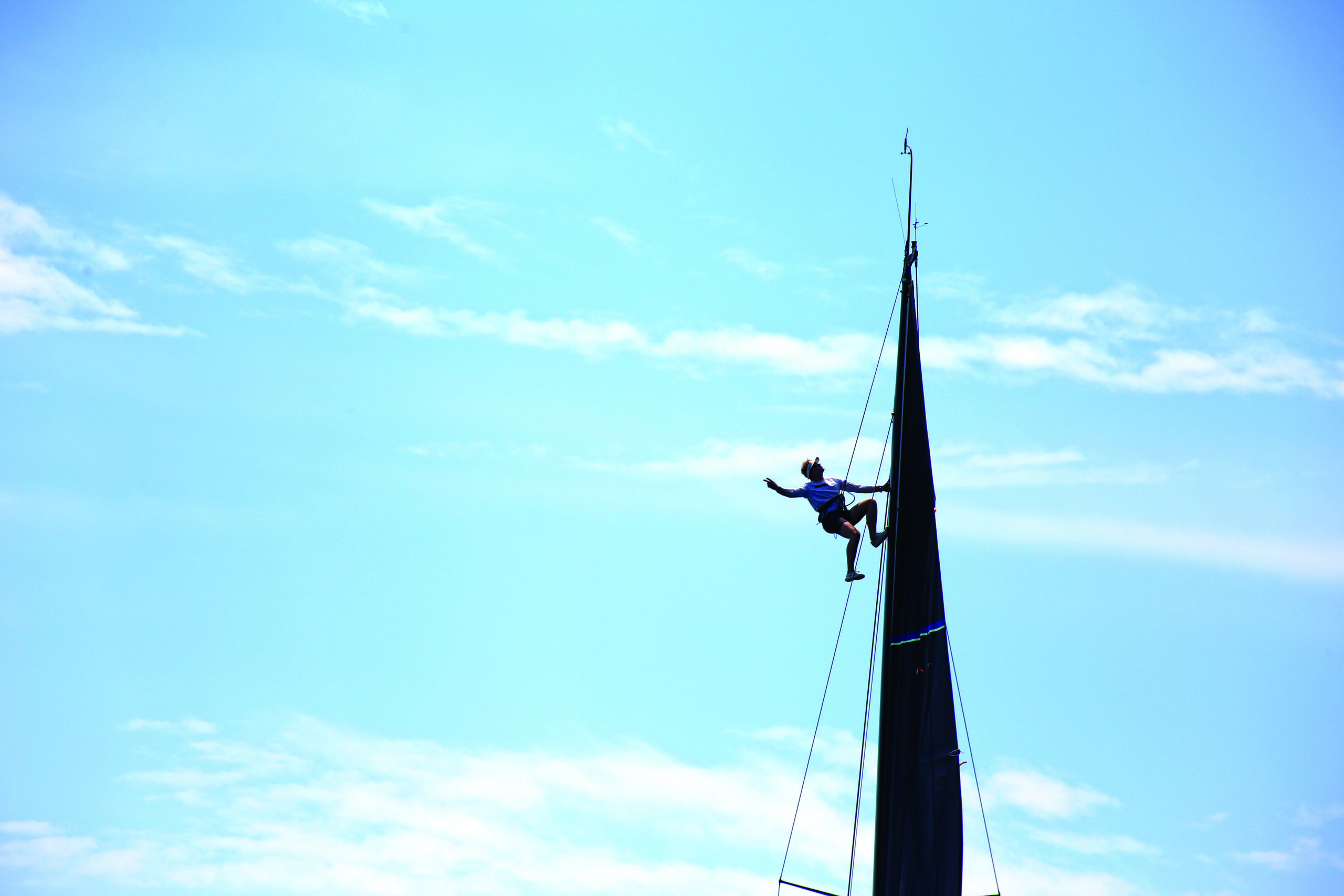 Harken-climbing the Mast