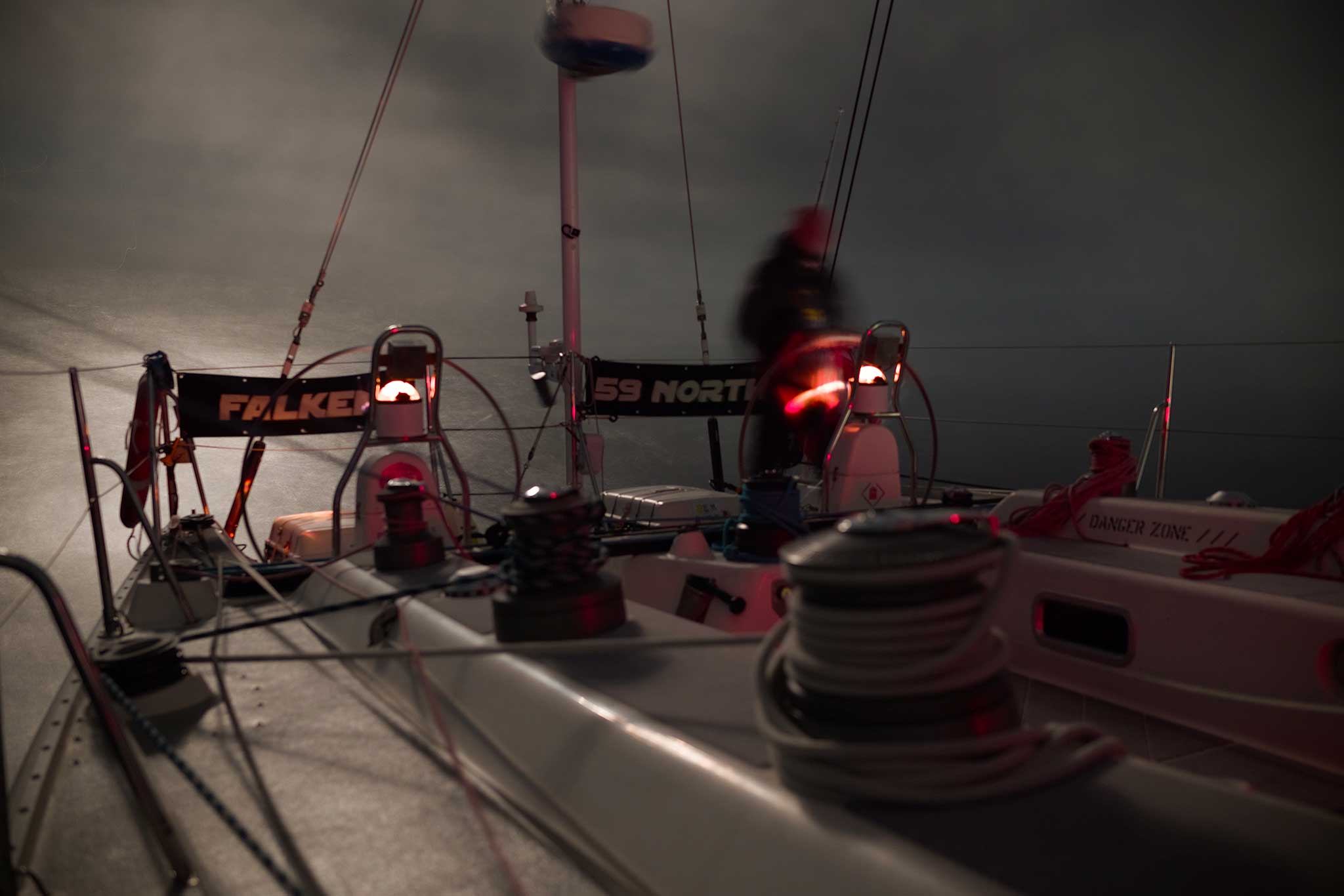 Squalls at night are no joke, but good preparation will get you through safely. Photo courtesy of Andy Schell