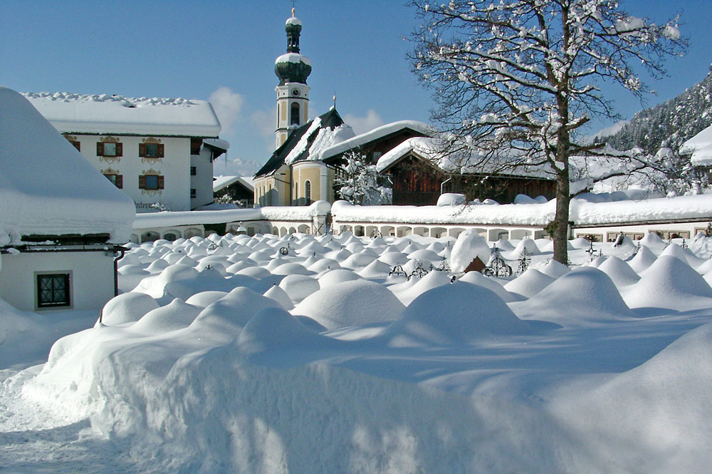Tourismus Reit im Winkl in den Alpen / im Allgäu