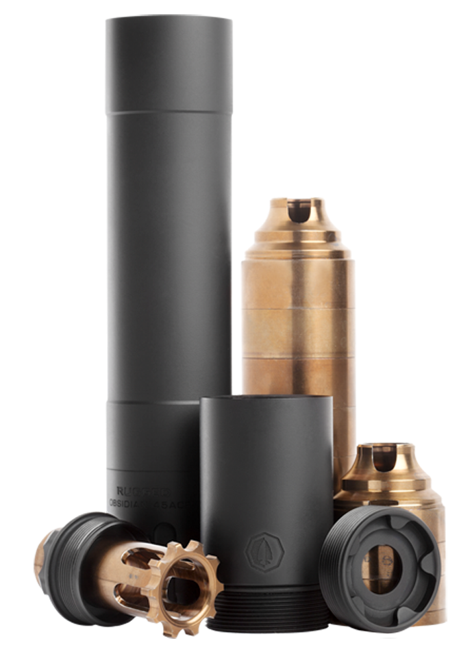 Rugged Suppressor Obsidian45 45 ACP Pistol Silencer Black-img-2