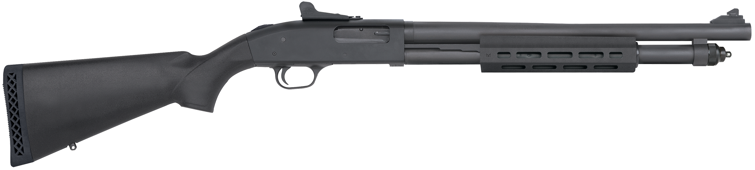 Mossberg 590A1 M-LOK 12 Gauge Pump Shotgun 18.5 in. 6+1 Ghost Ring - Superb Mil-Spec Tactical