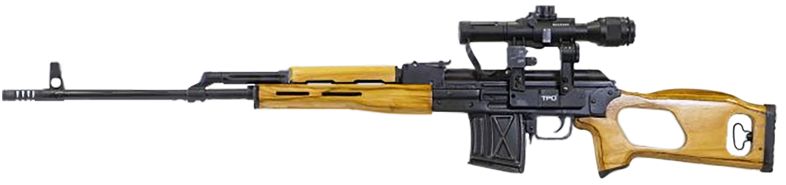 Century Arms Romanian PSL54 w/Optic 7.62x54mmR Skeletonized Stock-img-1
