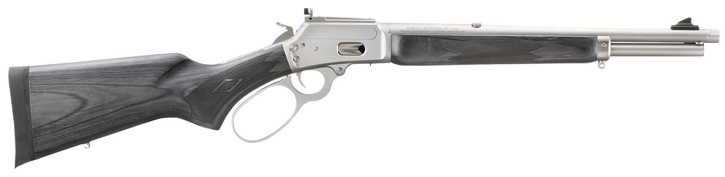 Marlin 1894 Trapper 44 Magnum Lever-Action Rifle 16.1 in. 8+1 Stainless - Superb Threaded Trail Gun