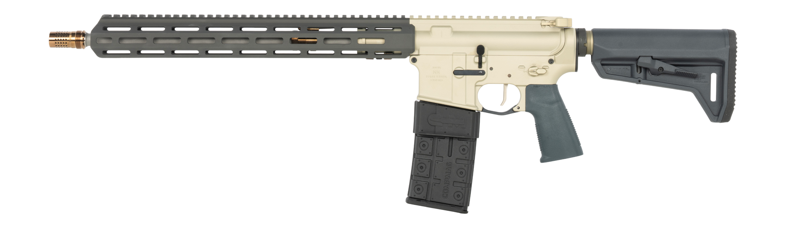 Q LLC Sugar Weasel *CA Compliant 300 Blackout 10+1 16" Clear Anodized.-img-1