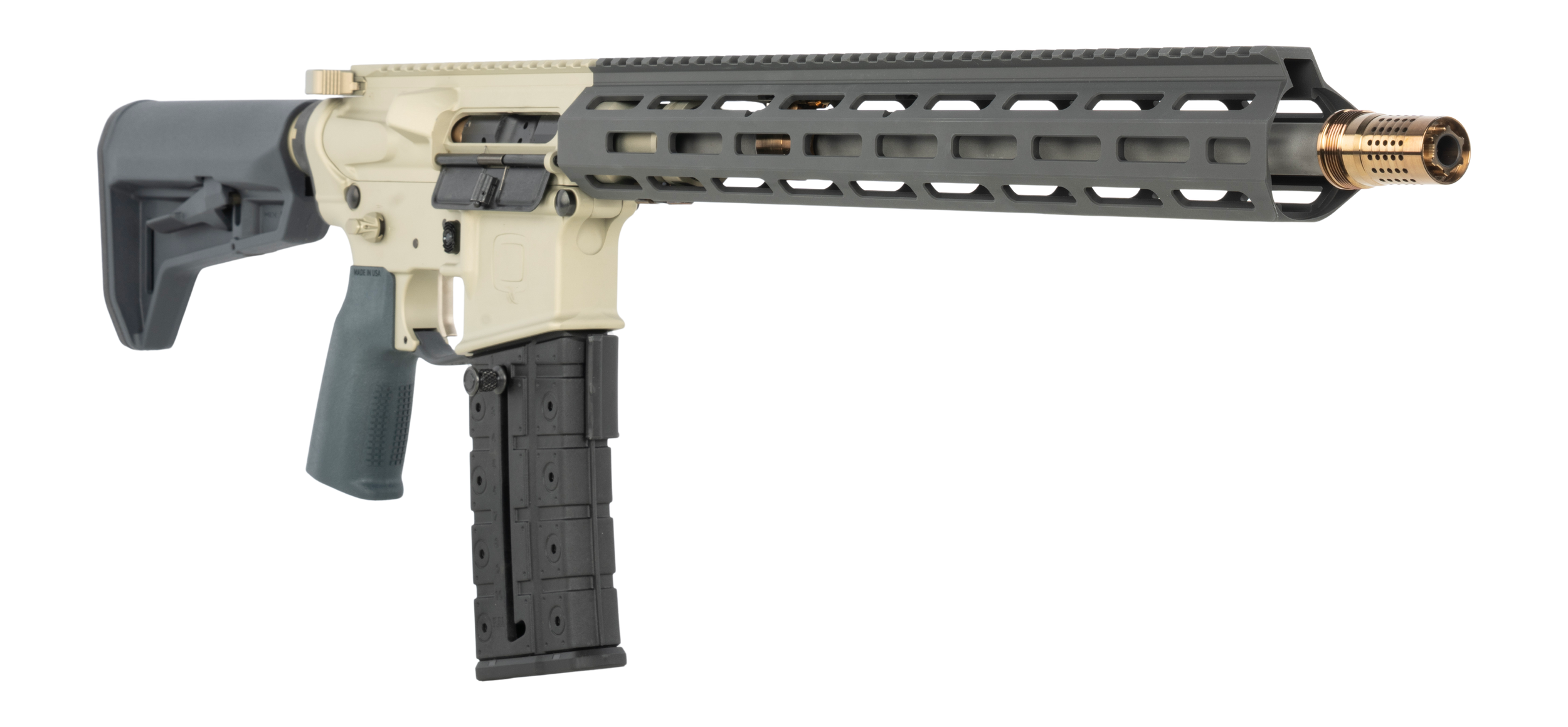 Q LLC Sugar Weasel *CA Compliant 300 Blackout 10+1 16" Clear Anodized.-img-2