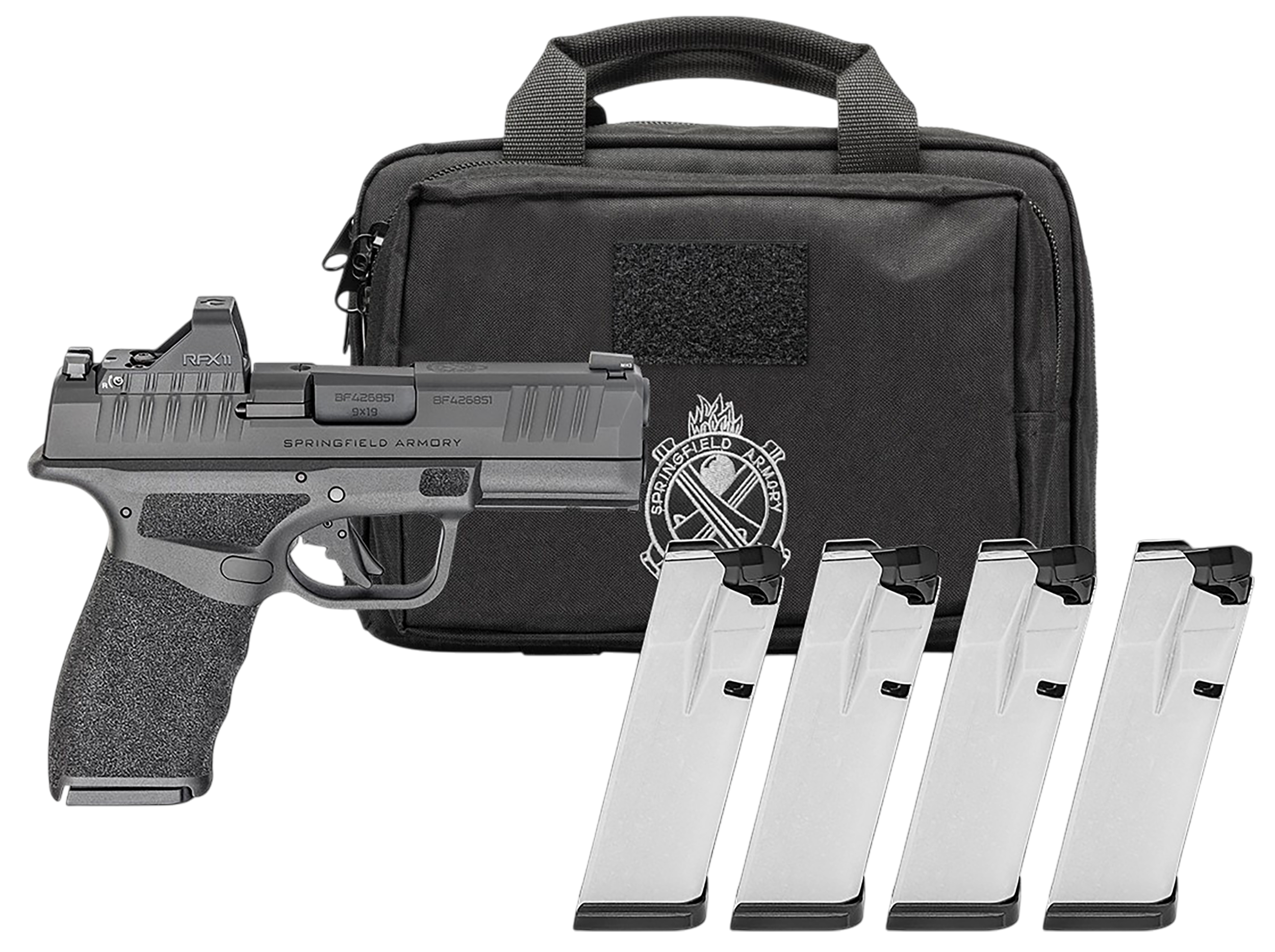 Springfield Hellcat Pro Gear Pac 9mm OSP 3.7 in. 15+1 Viridian RFX11 - Superb Complete Carry Kit