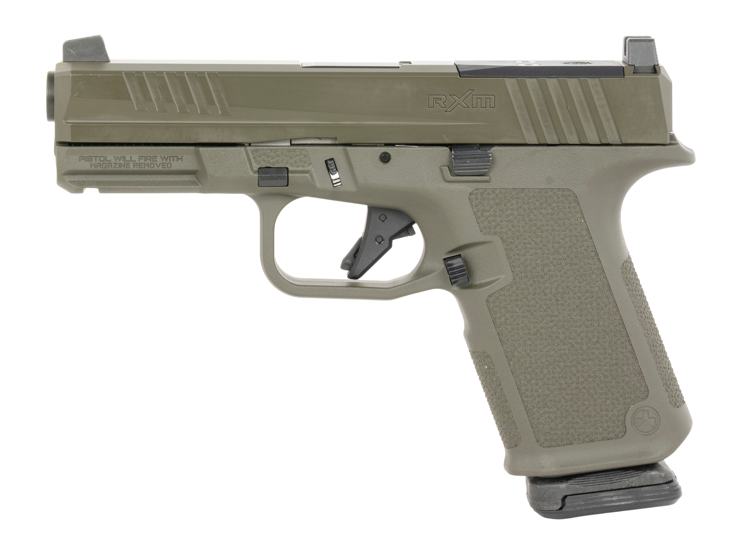 Ruger RXM 9mm OD Green 4 in. - Superb Optic Ready 15+1 Compact Pistol 2 Ruger RXM 9mm OD Green 4 in. - Superb Optic Ready 15+1 Compact Pistol - Image 2
