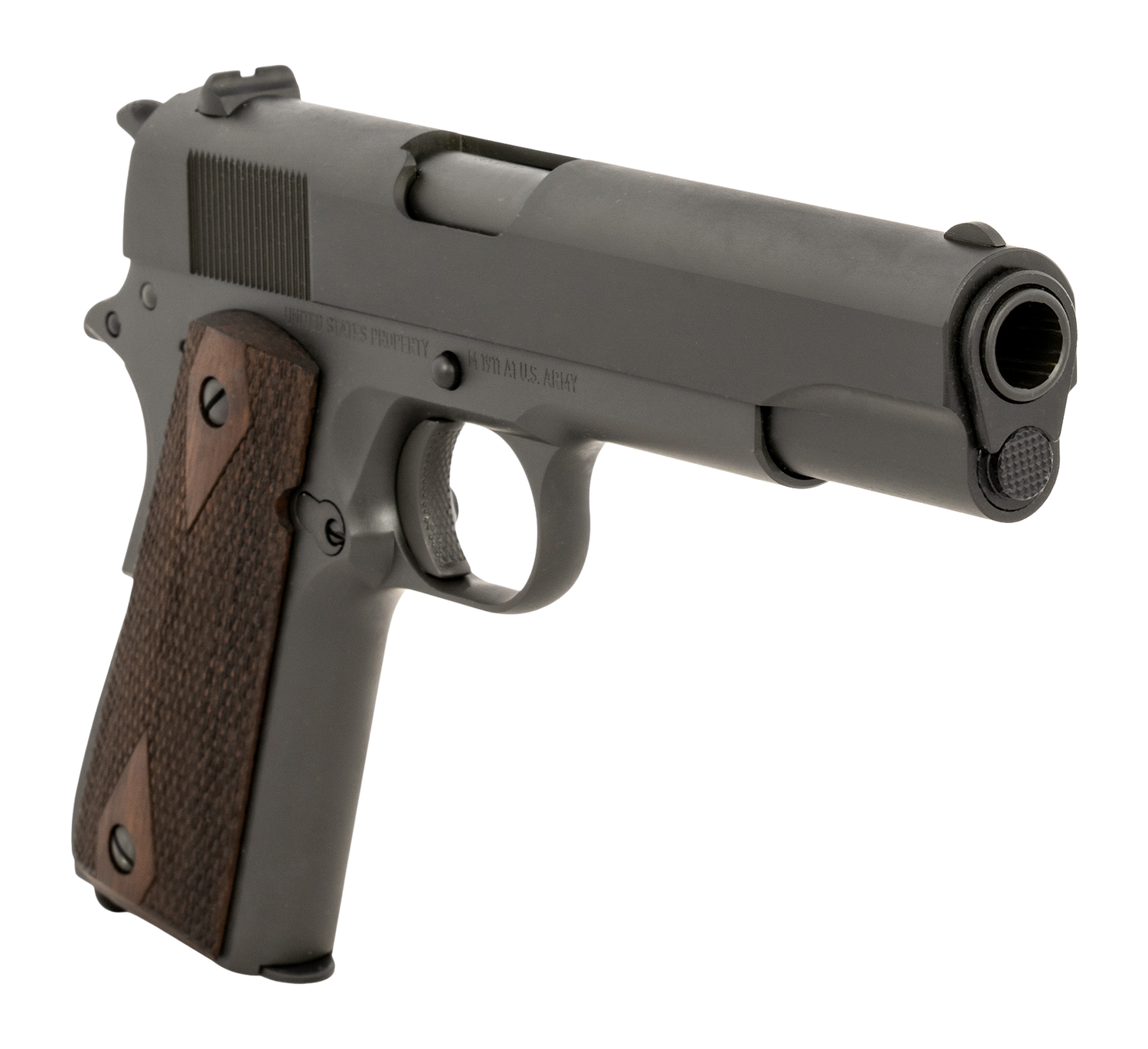 Tisas 1911 A1 US Army 45 ACP Pistol 5.02 in. 7+1 Walnut Grips - Superb GI Pattern Reproduction 3 Tisas 1911 A1 US Army 45 ACP Pistol 5.02 in. 7+1 Walnut Grips - Superb GI Pattern Reproduction - Image 3