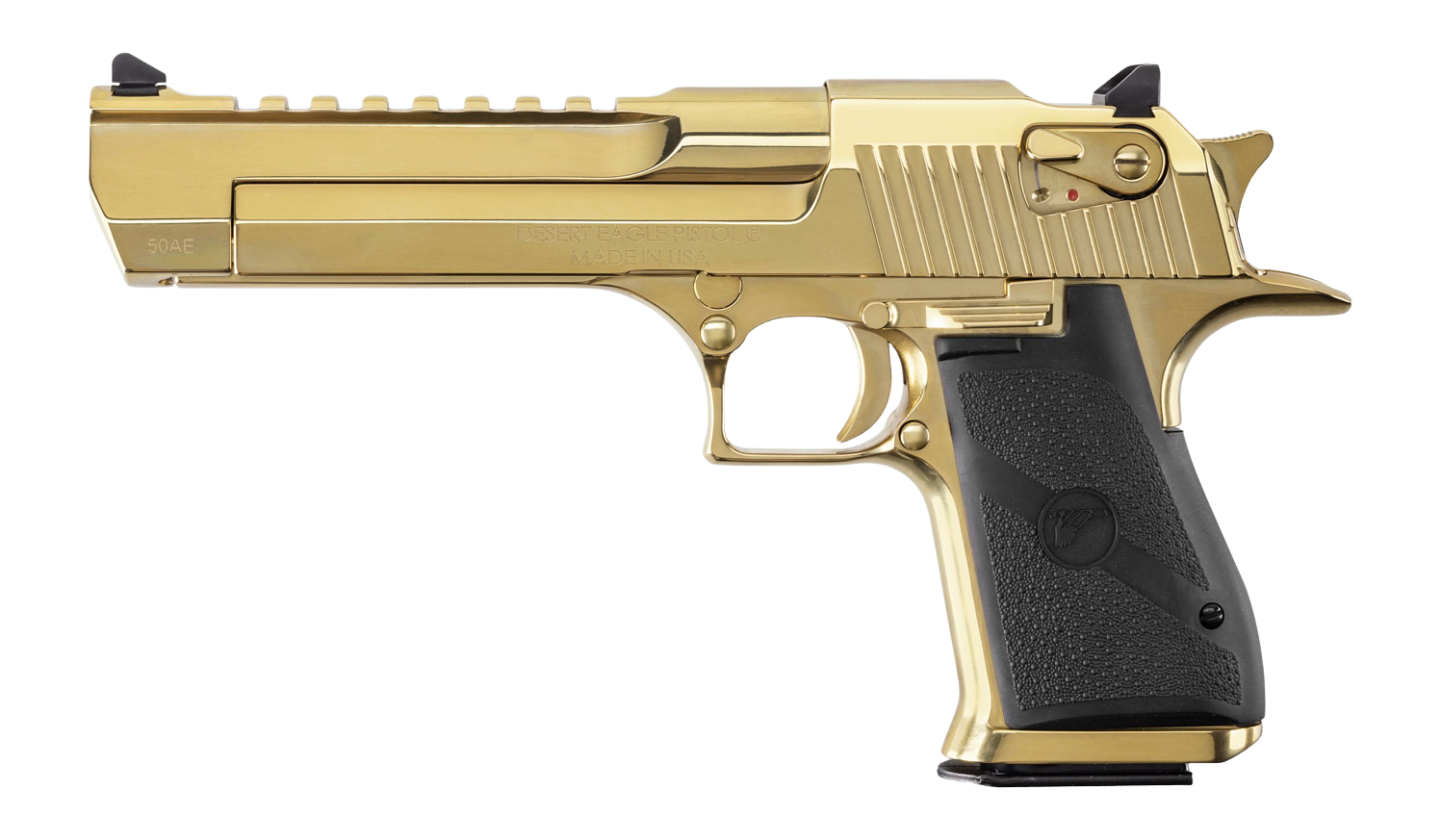 Magnum Research Desert Eagle Mark XIX 50AE 6" Zirconium Nitride Gold-img-1