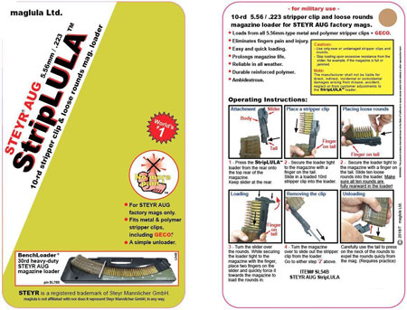 Maglula SL54B StripLULA Loader Black Polymer 10rd 223 Rem/ 5.56x45mm NATO C-img-2