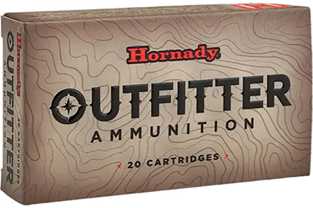 Hornady Outfitter 338 Win Mag 225 gr Copper Alloy eXpanding 20 Per Box-img-0