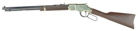 Henry Golden Boy Lever Action 22LR 20" Octagonal Barrel, Brass/Walnut 16rd-img-1