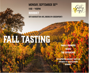 Fall tasting invite